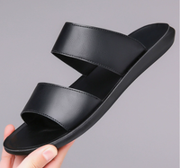 Nouvelles sandales plates en cuir tendance pour hommes, grandes tailles 47 48, export Afrique, haute qualité, pantoufles d'été, direct usine