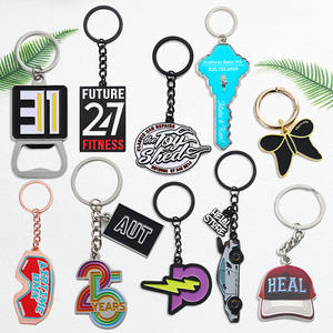 Porte-clés personnalisé avec logo du fabricant, <span class=keywords><strong>en</strong></span> alliage de zinc émaillé, lettres gravées, pour streetwear, hip-hop, sacs, clés, cadeau - Product Image 6