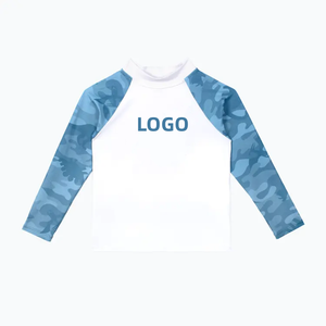 Custom Printed Rash Guard Children Swimsuit Cheap Price High Quality <strong>Swimming</strong> <strong>Shirt</strong> for Kids - Product Image 2