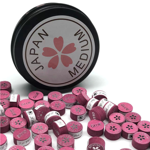 Puntas de Taco de Billar Japonesas Sakura de Piel de Cerdo de 14 mm y 8 Capas, Dureza S/M/H, Puntas de Repuesto para Taco de Billar, Accesorios de Billar - Product Image 2