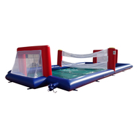 Terrain de football gonflable, arène de soccer, terrain de sport en PVC commercial pour location événementielle