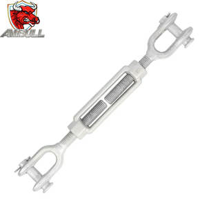 Ambull di alta qualità in acciaio al carbonio zincato forgiato 304 industria pesante noi tipo ganascia e mascella tenditore sartiame con corpo aperto - Product Image 2