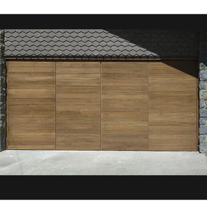 <span class=keywords><strong>Porte</strong></span> <span class=keywords><strong>de</strong></span> <span class=keywords><strong>garage</strong></span> pliante automatique en bois à cadre en aluminium à double battant, best-seller - Product Image 6