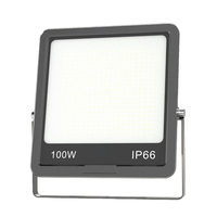 Projecteur LED SMD extérieur étanche 50W/100W/150W/200W/300W IP65 en fonte d'aluminium avec angle de faisceau de 120° pour usage en jardin