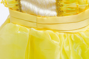 Vestito da Rapunzel per Bambine all'Ingrosso, Costume da Principessa Estivo per Feste in Maschera, Include Belle, Aurora, Sofia - Product Image 4
