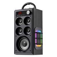 Subwoofer extérieur 5.3 en bois sur pied 20W, haut-parleur étanche avec fonction karaoké et musique pour la danse carrée