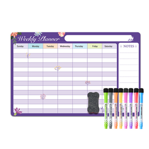 Planificador de Pizarra Blanca Magnética <span class=keywords><strong>Calendario</strong></span> Mensual de Borrado en Seco para Refrigerador Calendarios Magnéticos Personalizados - Product Image 6