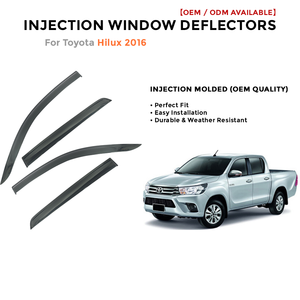 Deflectores de Ventana Laterales para Toyota LC200 2008-2019 Protector de Lluvia Accesorios de Coche - Product Image 2