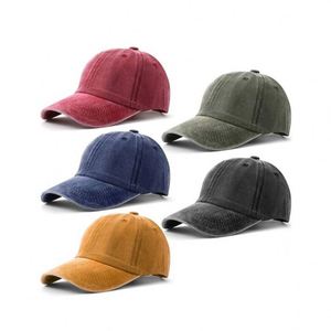 Wholesale Custom Logo Blank Washed Unstructured Low Profile Dad Hat Cotton <b>Plain</b> Strapback Vintage Baseball <b>Cap</b> - Product Image 1