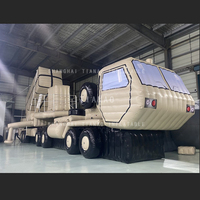 Véhicule de lancement de missiles de simulation gonflable, modèle de véhicule de lancement Patriot gonflable, leurres et cibles de véhicules gonflables