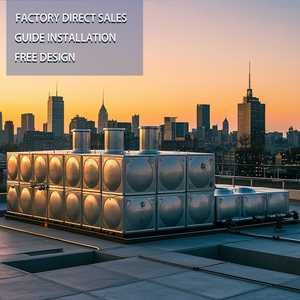 ถังเก็บน้ำโลหะแผงสเตนเลสสตีล SS304 SS316รับประกัน3ปีเครื่องขึ้นรูป1000L/ชั่วโมงสำหรับผลิตน้ำภายในประเทศ - Product Image 1