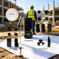 Récepteur de mesure GNSS RTK laser Toptech TK-600, 1408 canaux, double caméra intégrée, IMU intégré