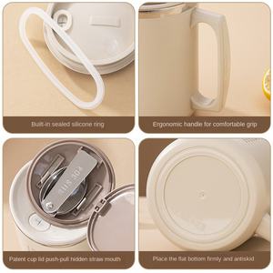 Portable 304 En Acier Inoxydable Ventouse Creative Explosion Tasse Verre Drinkware pour <span class=keywords><strong>Café</strong></span> - Product Image 4