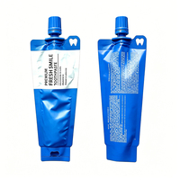 Pochettes souples en aluminium avec bec verseur, design personnalisé pour emballage de dentifrice avec bouchon à clapet