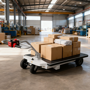 Accu Aangedreven Pallettruck Elektrische Handtrolley Met Voor Handkarren En Trolleys Magazijnlogistiek - Product Image 6