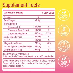 Tendencia <span class=keywords><strong>TikTok</strong></span> 2026: Mezcla Instantánea en Polvo de Berberina HCL, Yerba Mate, 5-HTP y Magnesio, Bebida Energética Adelgazante en Sobres - Product Image 2