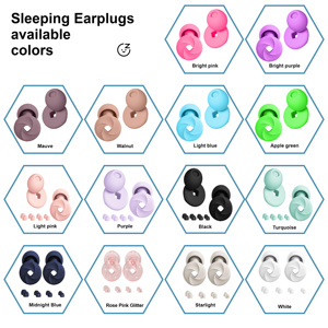 4 Sizes Sleeping Ear <b>Plugs</b> <b>Replacement</b> Sound Insulation Silicone Noise Cancellation Earplugs for Sleep - Product Image 6