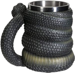 2024 <span class=keywords><strong>serpent</strong></span> tasse tasse à café en acier inoxydable tasse à bière personnalisé <span class=keywords><strong>Serpent</strong></span> tasse <span class=keywords><strong>serpent</strong></span> tasse à café bière bar décor <span class=keywords><strong>Serpent</strong></span> figurine - Product Image 2