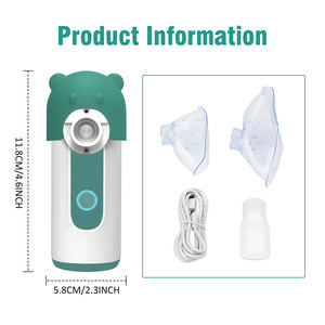 Penjualan Terbaik dioperasikan baterai AA tingkat Medial rumah klinik portabel Mini Travel rumah tangga otomatis membersihkan fungsi Mesh <span class=keywords><strong>Nebulizer</strong></span> - Product Image 6