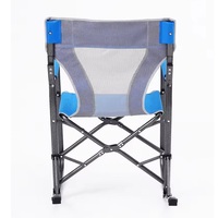 Chaise de camping berçante pliante confortable en métal moderne portable pour l'extérieur de marque personnalisée