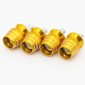 Vis et écrous en aluminium coloré, vis sculptées pour fixations de moto, options de couleur personnalisées, accessoires de moto - Product Image 4