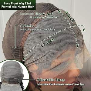 All'ingrosso a buon mercato <span class=keywords><strong>capelli</strong></span> brasiliani senza colla <span class=keywords><strong>lunghi</strong></span> ricci 30 pollici sciolti onda profonda 13x4 pieno pizzo frontale <span class=keywords><strong>parrucche</strong></span> di <span class=keywords><strong>capelli</strong></span> umani - Product Image 4