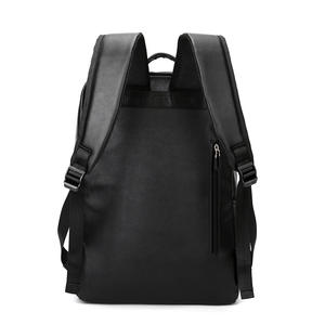Sac à dos décontracté à la mode pour hommes avec fermeture à glissière Texture PU tendance pour les voyages et les affaires directement de l'usine - Product Image 3