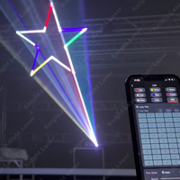 Рыцарь 6 Вт сценический Rgb анимационный лазерный светильник с управлением через приложение телефона