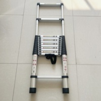 Échelle télescopique multifonctionnelle en aluminium pliable et compacte de 3,2 m, 3,8 m, 4,1 m, 5 m, 6 m pour le toit de voiture, facile à ranger