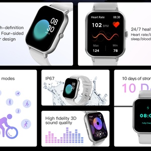 Montre connectée NORTH EDGE NL54MAX pour hommes et femmes, cadran personnalisable, montre de sport, mesure de la pression artérielle, commande vocale, affichage permanent, smartwatch NL54 - Product Image 6