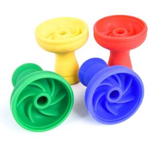 Cazoleta de silicona para shisha, soporte para carbón de tabaco de shisha, rojo - Product Image 3