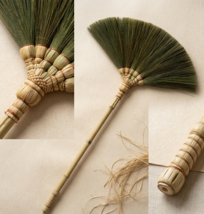 SMS Coconut Fiber <b>Broom</b> Plastic Wire <b>Handle</b> Eco-Friendly Classic Durable Outdoor Floor Sweeping <b>Broom</b> for Household Cleaning - Product Image 2