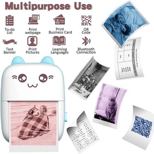 Xách tay mini Máy in ảnh với Bluetooth & <span class=keywords><strong>app</strong></span> điều khiển không dây máy in bỏ túi cho iPhone/<span class=keywords><strong>Android</strong></span> - Product Image 4