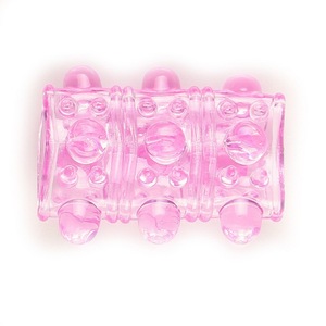 Cock Ring Set <b>TPE</b> Spiky Design Small Therapy Ring For Adult Stimulation - Product Image 3
