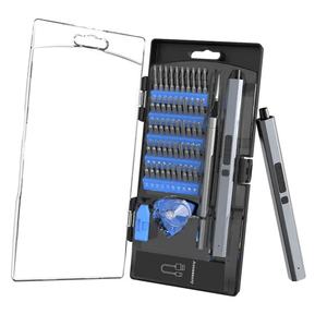 Tournevis Électrique Magnétique 62 en 1 avec Batterie au Lithium Rechargeable et Embouts, Mini Tournevis sans Fil pour Outils de Réparation - Product Image 1