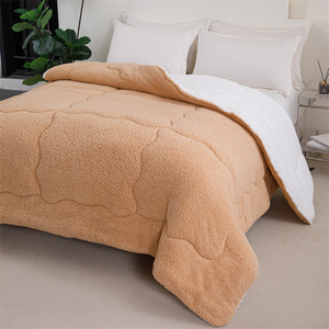 Juego de Ropa de <span class=keywords><strong>Cama</strong></span> de <span class=keywords><strong>Sherpa</strong></span> de Poliéster de Doble Cara, <span class=keywords><strong>Edredón</strong></span> Cálido y Esponjoso para Invierno, Grueso, 200x230cm, 3kg, Juego de <span class=keywords><strong>Cama</strong></span> para el Hogar, 1 <span class=keywords><strong>Edredón</strong></span> - Product Image 3