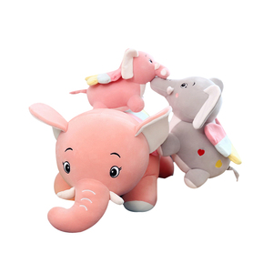 <span class=keywords><strong>Los</strong></span> elefantes con orejas grandes gris elefante de peluche de juguete mini elefante de juguete de felpa - Product Image 1