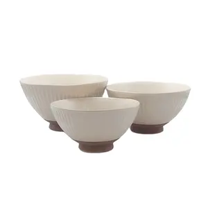 japanese style ceramic bowls oem&odm cereal bowl best quality ceramic salad bowls