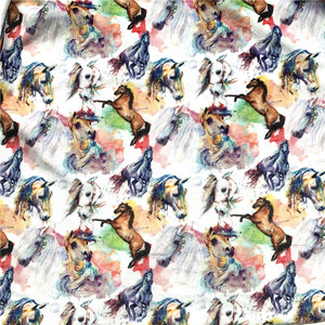 Tissu Doux Imprimé Personnalisé 100% <span class=keywords><strong>Polyester</strong></span> 330GSM Infusé de Spandex, Résistant à l'Eau et au Vent, Double Face, Thème Animalier pour Bébé - Product Image 3