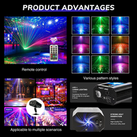 Produits certifiés 10W 5V 2A en alliage d'aluminium, lumière laser activée par le son, pour la maison, les fêtes, les DJ, les discothèques, les bars, les scènes