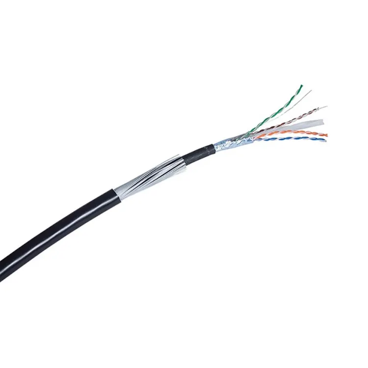 Cat6 23AWG Steel Wire Armored SWA/UTP Network Cable