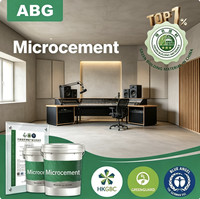 Microciment antidérapant imperméable avec finition effet marbre et peinture pour sols de salle de bain et de cuisine