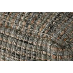 Repose-pieds en laine et coton 45x45x45 cm Tricoté à la main - Product Image 4