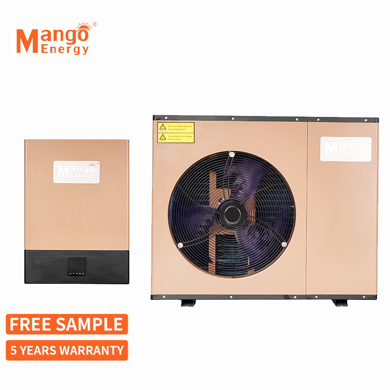 -30 градусов EVI Инвертор постоянного тока, воздушный тепловой насос с Wi-Fi, водонагреватель 18 кВт, 24 кВт, 28 кВт, тепловой насос