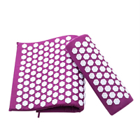 Almohada de Algodón para Alivio del Estrés, Estimulación de Puntos de Acupresión, Masaje Corporal, Ecológica, Esterilla de Acupresión Lotus