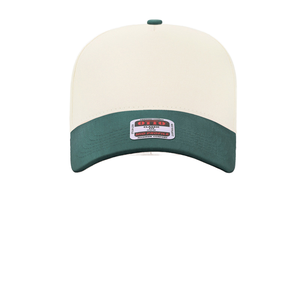 Gorra de Béisbol de Alta Calidad con Logotipo Bordado en 3D Personalizado, 5 Paneles, 100% Algodón, Estilo Business Dot, con Lazos y Visera en Relieve, Cierre a Presión - Product Image 1