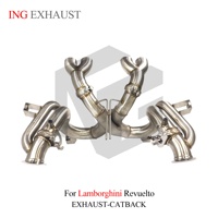 ING SUS304 OEM Valve Catback pour Lamborghini Revuelto L545 6.5L V12 2023+ |   Z-Pipe 2 Styles Vente en Gros