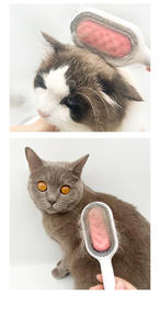 2 in 1 Pet Cleaning Brush for Dog Deshedding Pet Grooming Comb Pet Hair Remover Massage Brush for <b>Cats</b> Dogs Lint Remover - Product Image 4