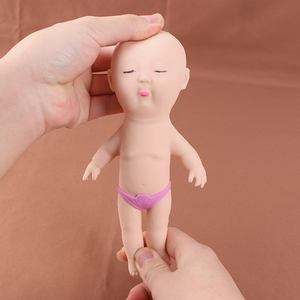 New Creative Mini Palm Baby Squeeze Toy Soft <b>Rubber</b> Stretch Toys for Stress Relief - Product Image 1