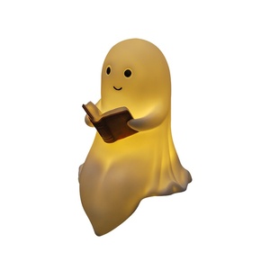 Halloween Baby Metal Ghost Night Light Cute Adorable Reading <b>Lamp</b> Desk Bookshelf Decoration - Product Image 5